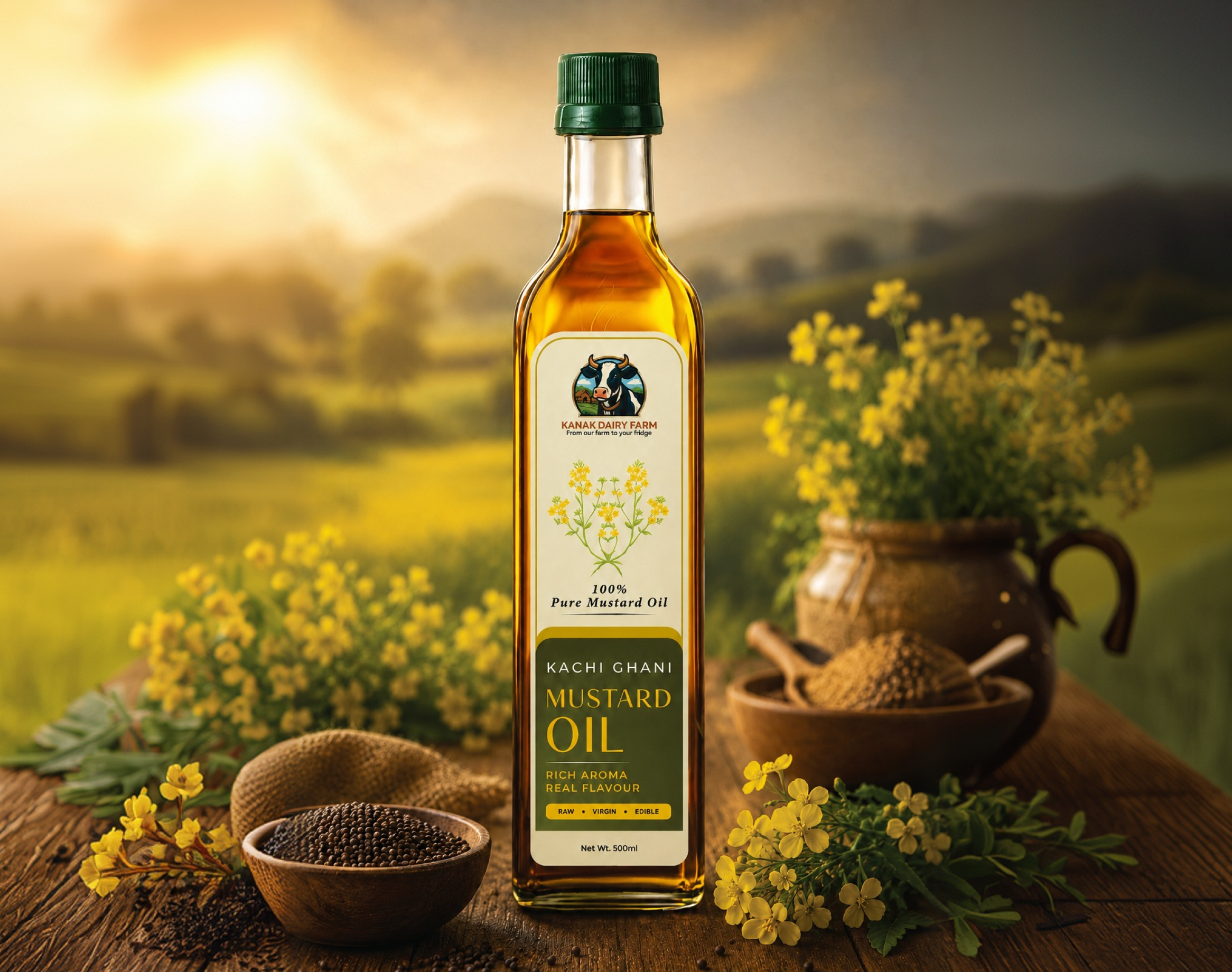Cold Pressed Mustard Oil
